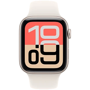 Apple Watch SE 3, GPS, 44mm, Starlight Aluminium Case with Starlight Sport Band - S/M Apple Watch SE 3, GPS, 44mm, Starlight Aluminium Case with Starlight Sport Band - S/M