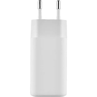 Cетевое зарядное устройство uBear Bridge USB-C, 65 Вт, GaN + Super Fast Charging, белый