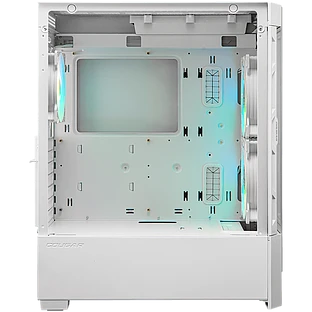Корпус COUGAR GAMING Duoface RGB Midi Tower,  ATX, 10 слотов, USB 3.0, USB 2.0, Разъем для гарнитуры, Защитное антивандальное закаленное стекло, Power Button, Reset Button, Кнопка управления RGB, PSU optional, Window, Поддержка системы жидкостного охлажде