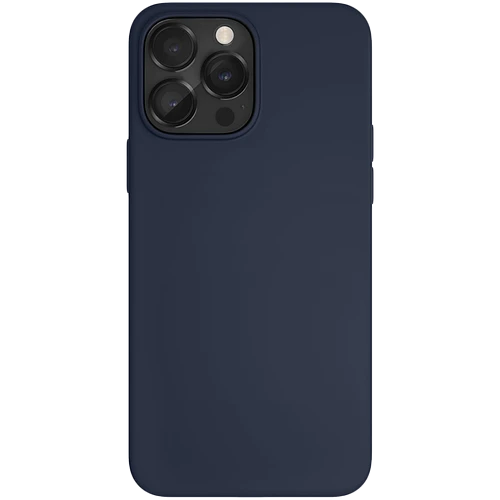 Чехол защитный "vlp" Silicone case with MagSafe для iPhone 14 ProMax, темно-синий