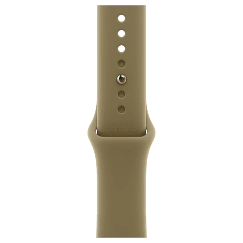 Apple Watch Series 12, GPS, 42mm, Dark Bronze Aluminium Case with Olive Sport Band - S/M
