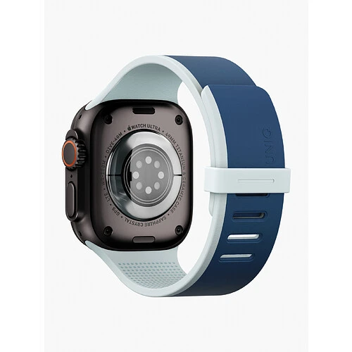 Uniq для Apple Watch 49/46/45/44 mm ремешок Revix IV reversible Magnetic Marine Blue/Pale Aqua