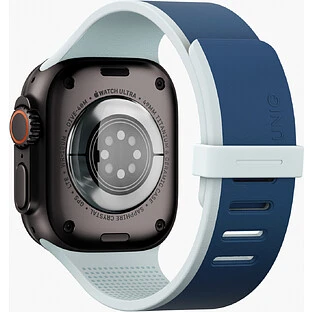 Uniq для Apple Watch 49/46/45/44 mm ремешок Revix IV reversible Magnetic Marine Blue/Pale Aqua