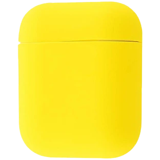 Чехол BLUEO Liquid Silicone  Желтый для AirPods (Gen1/2)