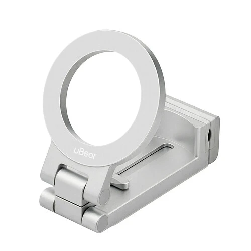 Магнитный держатель uBear Lock, совместимый с MagSafe, серебристый