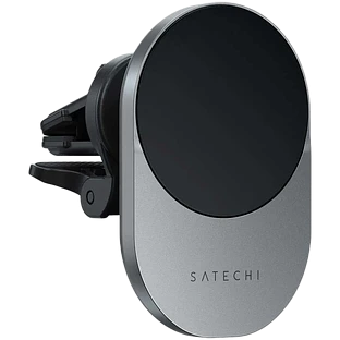 Автомобильное беспроводное зарядное устройство Satechi Qi2 Wireless Car Charger 15W. Цвет: серый Автомобильное беспроводное зарядное устройство Satechi Qi2 Wireless Car Charger 15W. Цвет: серый