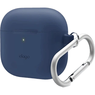 Elago для AirPods 4 чехол Silicone Hang case Jean Indigo