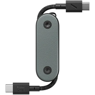 POCK-C-GRN-NP POCKET CABLE -C TO C -SLATE GREEN, брелок с зарядным кабелем, зеленый POCK-C-GRN-NP POCKET CABLE -C TO C -SLATE GREEN, брелок с зарядным кабелем, зеленый