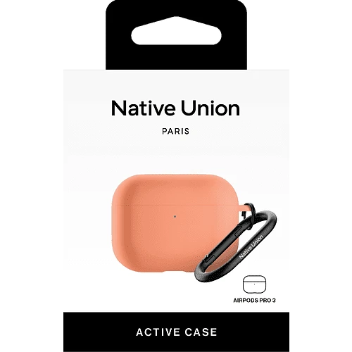 ACTIVE CASE, чехол защитный NATIVE UNION для AirPods Pro 3, цвет: абрикосовый