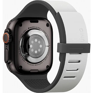 Uniq для Apple Watch 49/46/45/44 mm ремешок Revix IV reversible Magnetic Mist Grey/Black