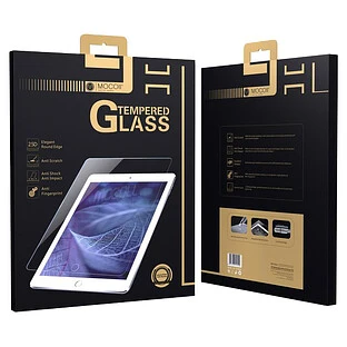 Стекло защитное MOCOLL, ПРОЗРАЧНОЕ, полноразмерное для iPad 10.2 2.5D (Серия "Golden Armor")