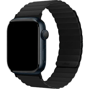 Ремешок uBear Mode для Apple Watch S/M (38, 40, 41 мм), силиконовый, черный