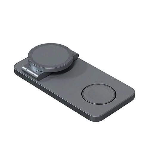 Беспроводное зарядное устройство Magssory Yoga 3 в 1, Qi2, Midnight