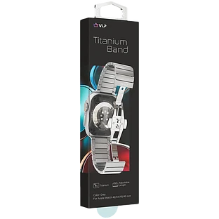 Ремешок VLP Titanium Band для Apple Watch 42/44/45/49, серый Ремешок VLP Titanium Band для Apple Watch 42/44/45/49, серый