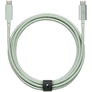 Кабель NATIVE UNION Belt Cable Pro (USB-C - USB-C, 2.4м) Мятный