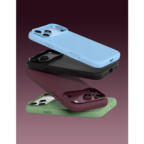 Чехол защитный VLP Aster Pro Case с MagSafe для iPhone 18 Pro Max, темно-вишневый