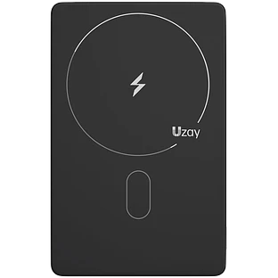 Аккумулятор внешний Uzay Slim Powerbank 5000 mAh, 3A, USB-C, Lightning, черный Аккумулятор внешний Uzay Slim Powerbank 5000 mAh, 3A, USB-C, Lightning, черный
