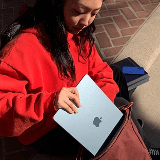 MacBook Air 13.6" M4 (10C CPU/10C GPU), 16GB, 512GB, Небесно-голубой