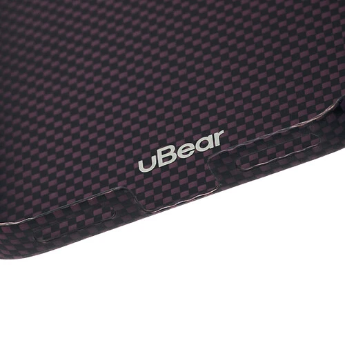 Чехол защитный uBear Supreme Case для iPhone 18 Pro, ультратонкий, материал Кевлар, MagSafe совместимый, бургунди (клетчатый)