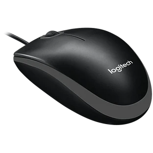 Мышь Logitech B100 for buisness черный оптическая (1000dpi) USB (2but) 910-006605