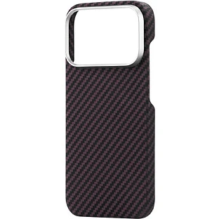 Чехол защитный uBear Supreme Case для iPhone 18 Pro, ультратонкий, материал Кевлар, MagSafe совместимый, бургунди