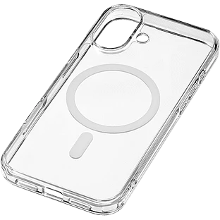 Чехол защитный uBear Real Mag Case для iPhone 16, усиленный, прозрачный