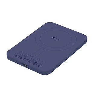 Внешний аккумулятор uBear Strike Power bank 5 000 mAh, PD30W, Qi2.2, синий
