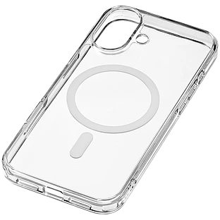Чехол защитный uBear Real Mag Case для iPhone 16 Plus,усиленный, прозрачный Чехол защитный uBear Real Mag Case для iPhone 16 Plus,усиленный, прозрачный