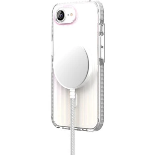 Чехол защитный VLP Pulse Case с MagSafe для iPhone 16E/17E, перламутровый