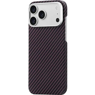 Чехол защитный uBear Supreme Case для iPhone 18 Pro Max, ультратонкий, материал Кевлар, MagSafe совместимый, бургунди