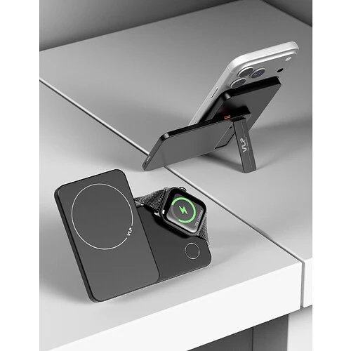 Аккумулятор внешний VLP Diamond Energy Pro MagSafe, Qi2, 5000 mAh, 3A, USB-C, черный