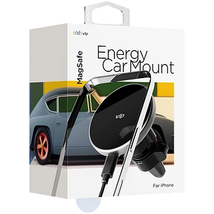 Автомобильный держатель VLP Energy Car Mount MagSafe, черный Автомобильный держатель VLP Energy Car Mount MagSafe, черный