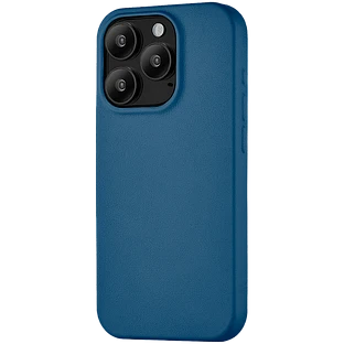 Чехол защитный uBear Capital Leather Case, iPhone 15 Pro Max, MagSafe, тёмно-синий Чехол защитный uBear Capital Leather Case, iPhone 15 Pro Max, MagSafe, тёмно-синий