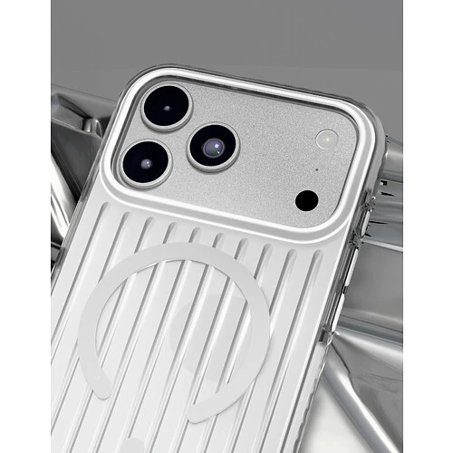 Чехол защитный VLP Pulse Case с MagSafe для iPhone 18 Pro Max, серебристый