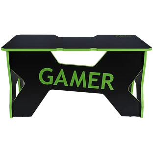 GENERIC COMFORT Gaming table Gamer2/DS/NO, Чёрный/Зеленый