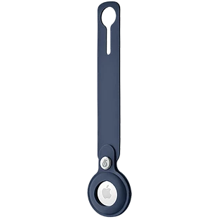 Чехол защитный uBear Touch Case для AirTag, силиконовый, цвет: темно-синий Чехол защитный uBear Touch Case для AirTag, силиконовый, цвет: темно-синий