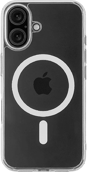 Чехол защитный uBear Real Mag Case для iPhone 16, усиленный, прозрачный