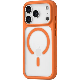 Чехол защитный uBear Shade Case для iPhone 17 Pro, MagSafe совместимый, усиленный, силк-тач, оранжевый