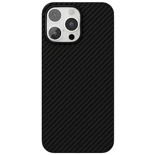 Чехол защитный VLP Kevlar Case с MagSafe для iPhone 16 Pro Max, черный Чехол защитный VLP Kevlar Case с MagSafe для iPhone 16 Pro Max, черный