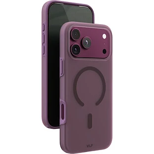 Чехол защитный VLP Sorbet Case с MagSafe для iPhone 18 Pro Max, темно-вишневый