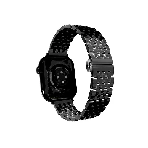 Ремешок из нержавеющей стали VLP Stark Band для Apple Watch 42/44/45/46/49 мм, черный