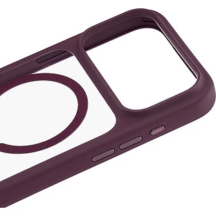 Чехол защитный uBear Shade Case для iPhone 18 Pro Max, MagSafe совместимый, усиленный, силк-тач, бургунди