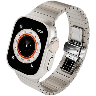 Ремешок VLP Titanium Band для Apple Watch 42/44/45/49, серый Ремешок VLP Titanium Band для Apple Watch 42/44/45/49, серый