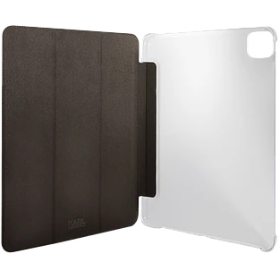 Обложка Smart Folio LAGERFELD Saffiano Choupette head  Серебристая для iPad Pro 11-inch (4th поколение)/Pro 11 дюймов (3-го поколения)