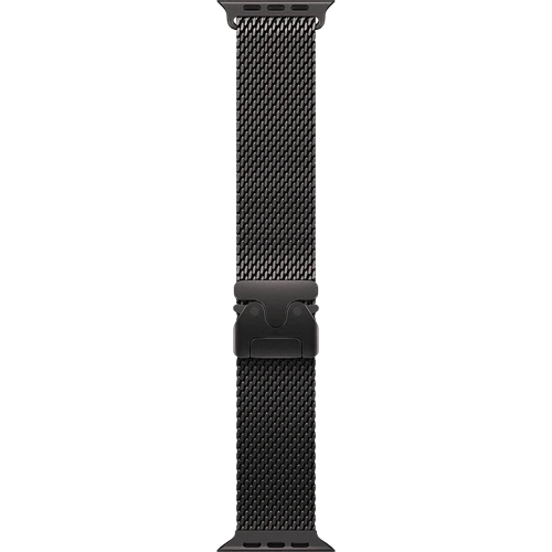 Apple Watch Ultra 4, GPS + Cellular, 49mm, Black Titanium Case with Black Titanium Milanese Loop - M