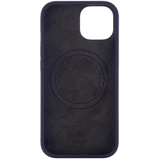 Чехол защитный uBear Touch Mag Case  iPhone 15  MagSafe  силикон  темно-фиолетовый