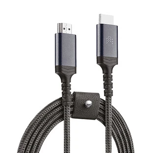 Кабель Rocket Flash HDMI 2.1, 2м, нейлоновая оплётка, цвет: чёрный