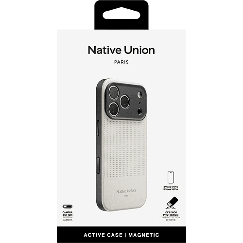 Чехол защитный NATIVE UNION ACTIVE CASE FOR IPHONE 18 PRO SANDSTONE, для iPhone 18 PRO, цвет: песчаник