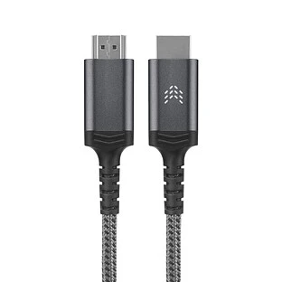 Кабель Rocket Flash HDMI 2.1, 2м, нейлоновая оплётка, цвет: чёрный