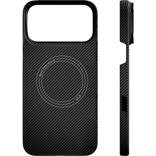 Чехол защитный VLP Kevlar Case с MagSafe для iPhone 18 Pro Max, черный